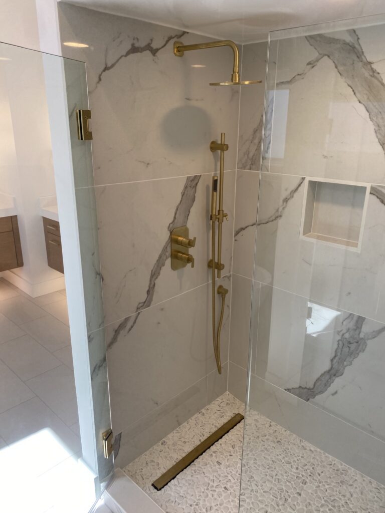 tile shower